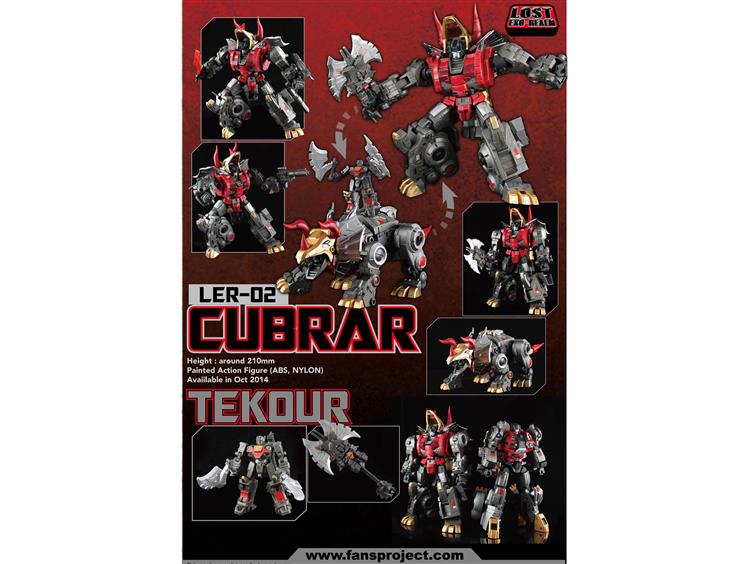 トランスフォーマー LER-02 LOST EXO-REALM FansProject Lost Exo-Realm - LER-02 Cubrar & Tekour Images